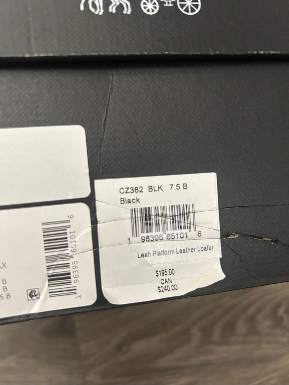 NWT Coach Leah Black Leather Platform Loafer - Picture 12 of 16